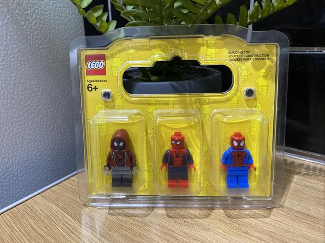 LEGO Marvel Miles Morales Minifigure From 76178 Daily Bugle & 2 RARE SPIDER-MANS