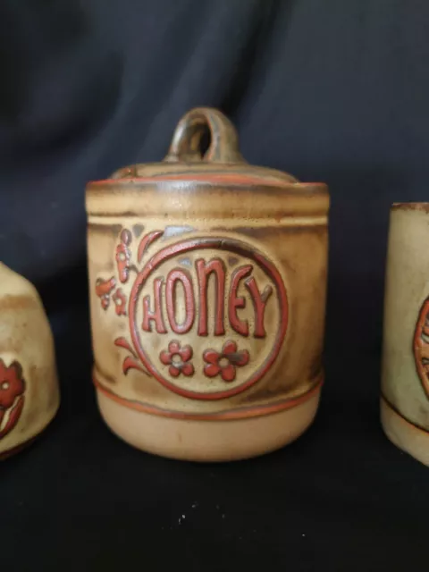 Tremar Mixed Lot ,Honey pot , Bud Vase and Mug Cornish Stoneware Studio Pottery 3