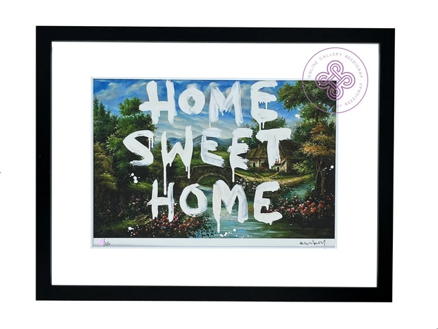 Banksy Original M Arts Edition Lithographie Signée Numérotée /150 + CADRE INCLUS