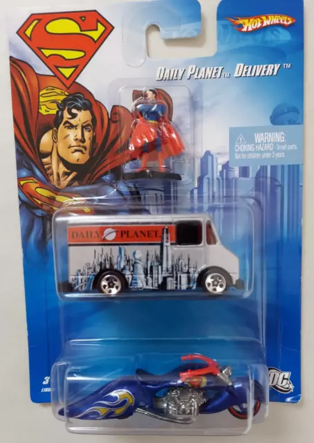 Hot Wheels Daily Planet Delivery Superman New 2007