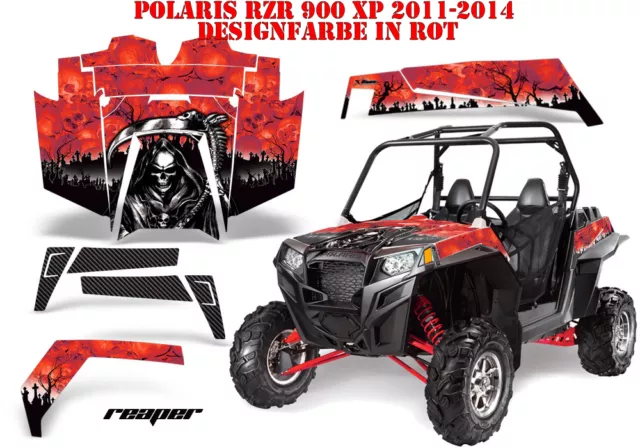 Amr Racing Dekor Graphic Kit Atv Polaris Rzr 570/800/900 Reaper B