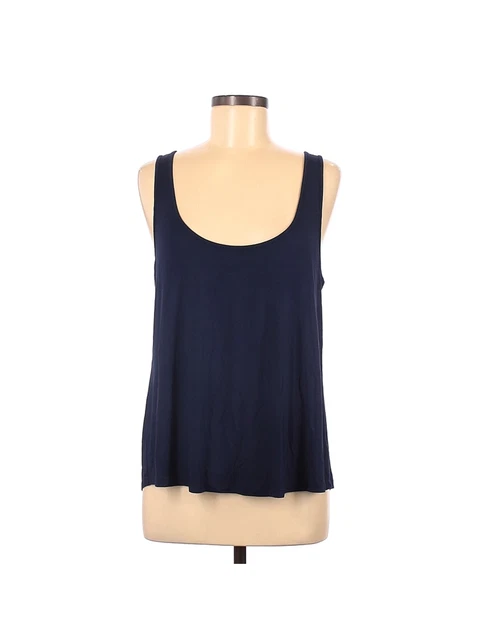 Dip Women Blue Tank Top M