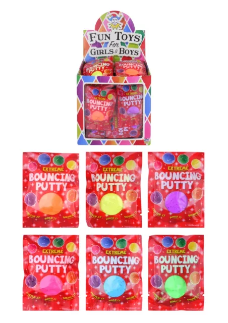 1-100 packs bouncing putty kids loot favour reward toy party bag filler