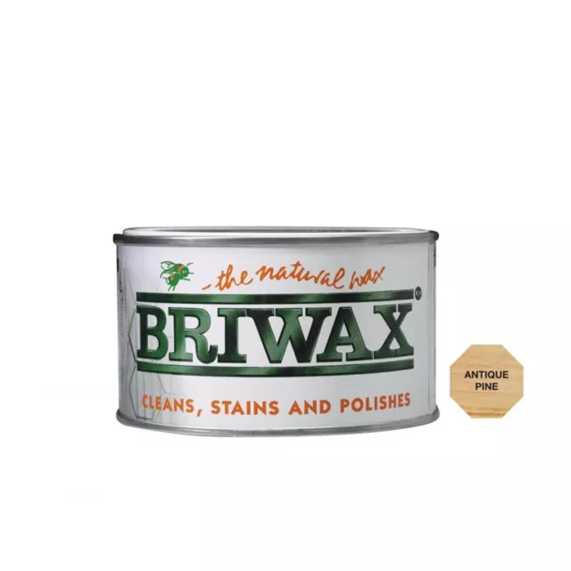 400g BRIWAX Original Cera Pulido Mancha Pino Antiguo