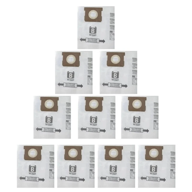 10PCS Dust Bags VF3503 for 6-9Gallon High-Efficiency Dust BagsB9