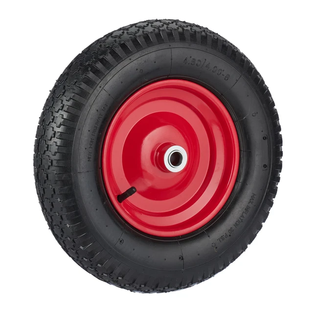MxMan Pneu de brouette 35,6 cm 3,50-8 - Roue de brouette, pneu de rechange robus