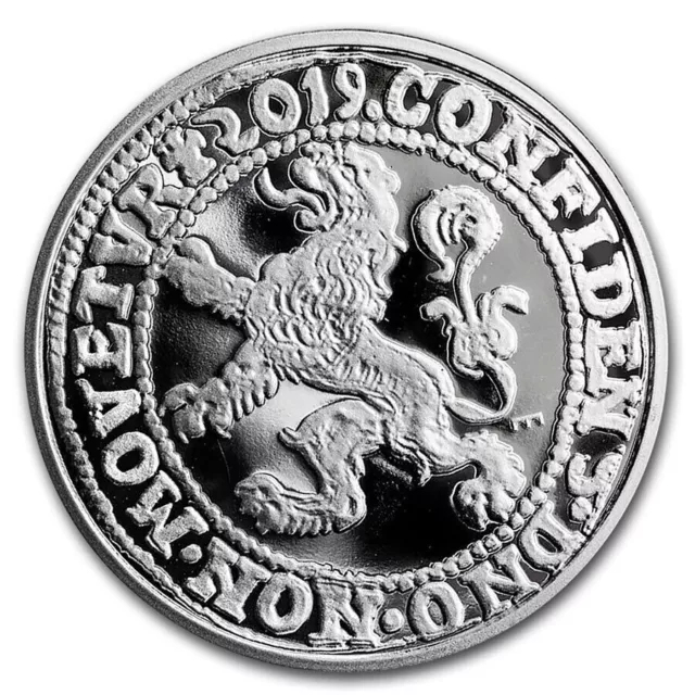 2019 Netherlands 1 oz Silver Lion Dollar .999