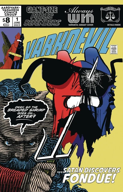 Giant Size Public Defenders Cover B June 2022 Copy# 425 Of 792 Aardvark Vanaheim