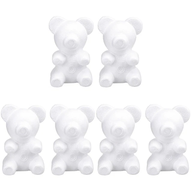 6 piezas hágalo usted mismo modelo de oso forma de corona forma artesanal