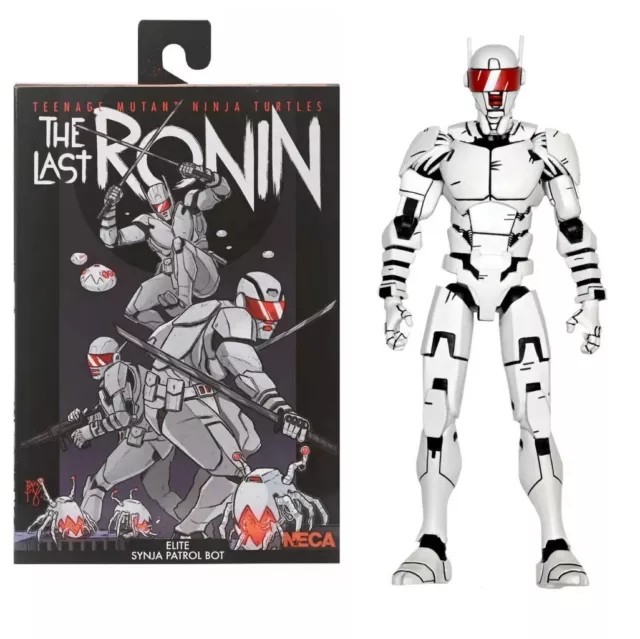 TOP NEW Figurine ELITE SYNJA PATROL BOT "The Last Ronin" TMNT Tortues Ninja NECA