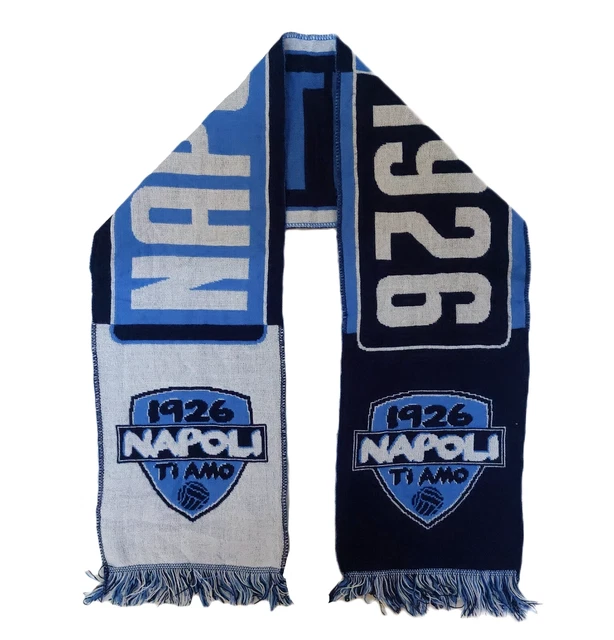 Sciarpa Napoli Magico - Sciarpa Tifosi 120x20cm In Poliestere | Accessorio Calcio