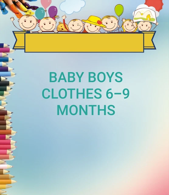 Baby Boys Clothes 6-9 Months Make Your Own Bundle Tops Trousers Jumpers Rompers