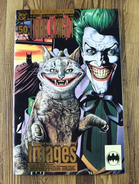 1993 DC Comics Batman Legends Of The Dark Knight #50 Embossed VF/VF+