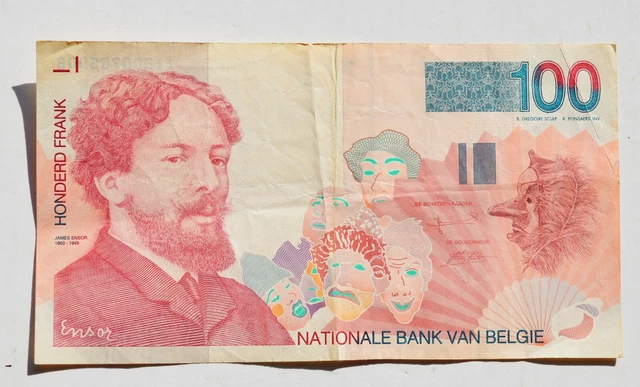 Billet → 100 francs / belge / Honderd Frank