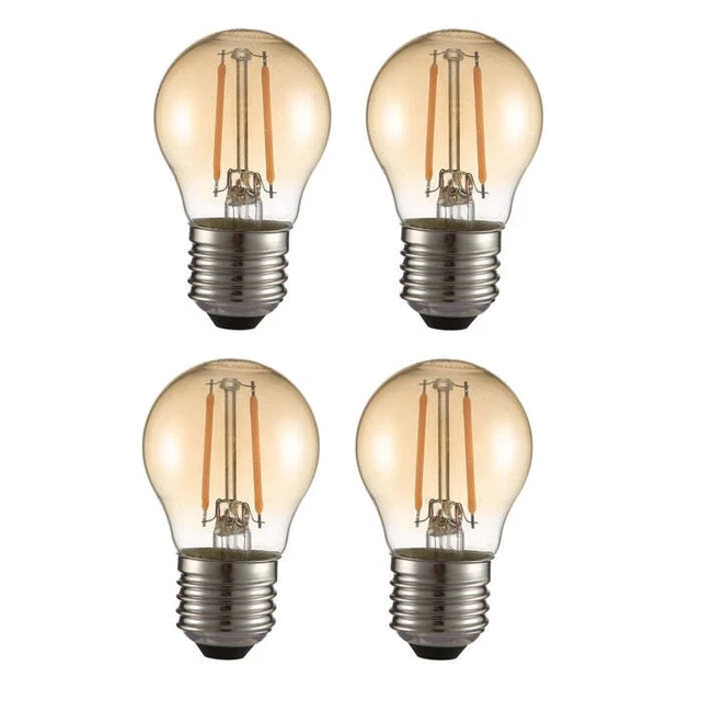 LED Decorative Filament G45 P45 Golf Light Bulb B22 E27 E14 2W TEKLED