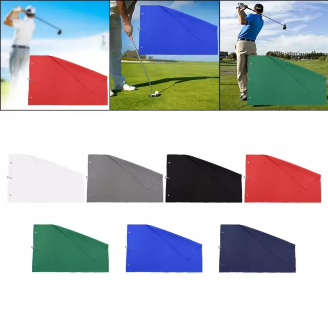 Golf Towel Portable Sweat Absorbing with Carabiner Clip Trifold Golf Towel