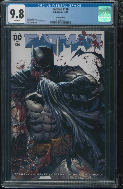 Batman 126 Battle Damage Variant CGC 9.8 Tyler Kirkham 2022 Whatnot DC Comics
