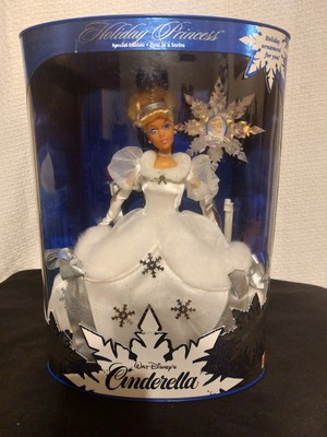 HOLIDAY PRINCESS WALT Disney'S Cinderella 1996 Barbie Doll $20.00