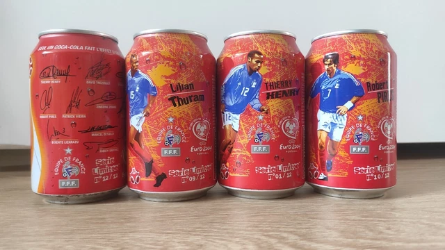 Lot De 5 Canettes Coca Cola Collector JO Paris 2024 - Édition Limitée Vides