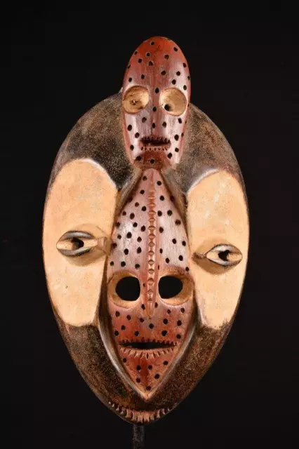 20442 African Old Lega Mask / Mask Dr Congo