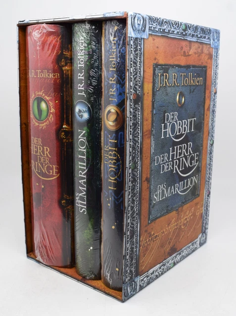 Tolkien - Der Herr der Ringe Hobbit Silmarillion Luxusausgabe im Schuber NEU OVP