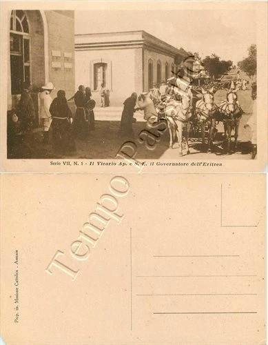Eritrea - Vicario apostolico con il governatore / Serie Missione cattolica