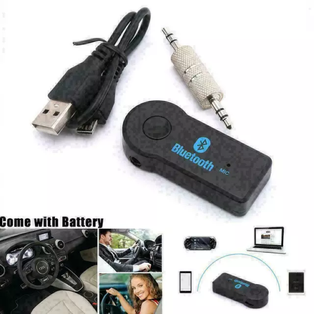 Wireless Bluetooth Audio Receiver for Aux Stereo with USB and 35mm Jack