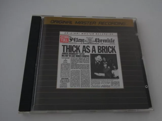 Jethro Tull  /  Thick at a Brick      MFSL  CD    ( 24 Karat Gold )  Japan