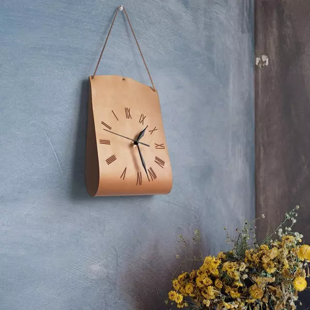 Unique Handbag Shape Clock Shoulder Bag style Clock Vintage Wall Clock Brown