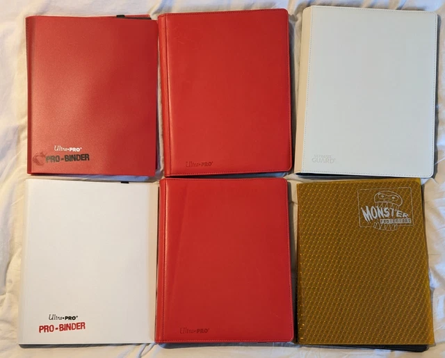 6X A4 360-Pocket Binders Ultra Pro/Xenoskin/Monster for Yugioh/Pokémon/MTG VGC