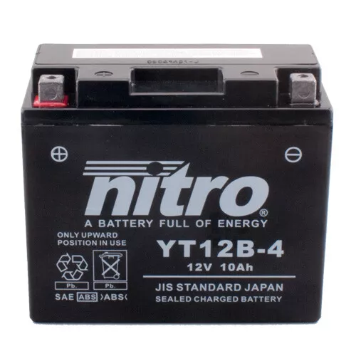 Batterie für Yamaha YZF-R1 1000 RN01 1998 Nitro YT12B-BS GEL geschlossen