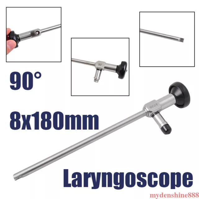 Rigid Endoscope 8mmx180mm Laryngoscope Surgical 90° Endoscopy Instrument  FDA