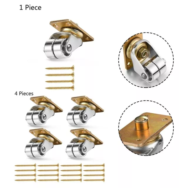 Long lasting Vertical Piano Iron Casters Ideal for Mattresses Set of 14pcs