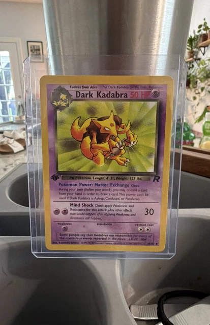 1995 dark kadabra pokemon card value 39/82 Team Rocket Set Vintage 1999-2000 Wizards of the Coast TCG NM [1PP] Super Psy (50) Dark Kadabra 39 82 |