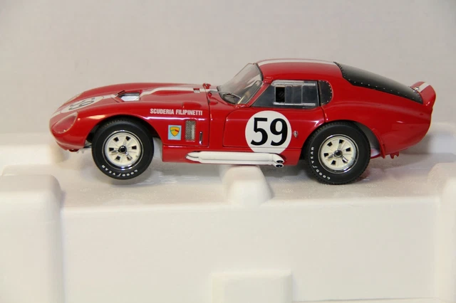 1/18 exoto shelby cobra daytona n°59 24h du mans 1965 filipinetti - Collection
