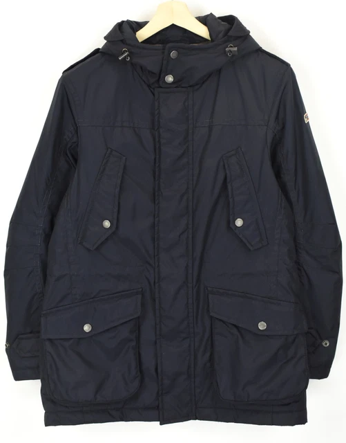 Napapijri Giacca Uomo Medio Parka Cappuccio Imbottito Completo Zip Scatto Tasti