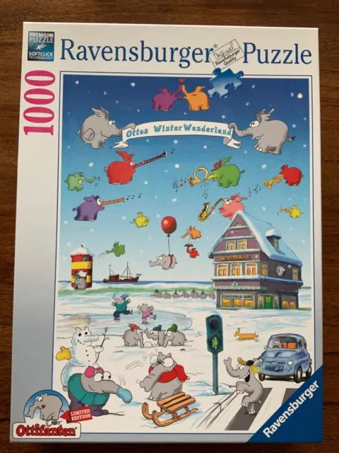 Ravensburger Puzzle Ottos Winter Wunderland 1000 Teile Nr 89538 Puzzel Ottifant