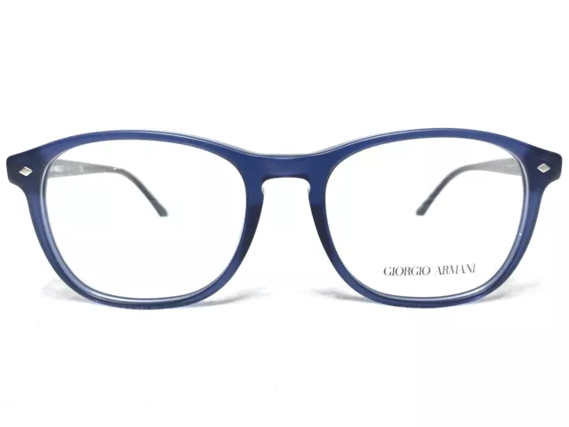 NEW Giorgio Armani AR7003 5004 Mens Matte Blue Square Eyeglasses Frames 52/18