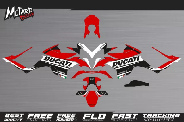 Ducati Dekor Multistrada 1200 2010 2011 2012 2013 2014 Grafik Aufkleber Design