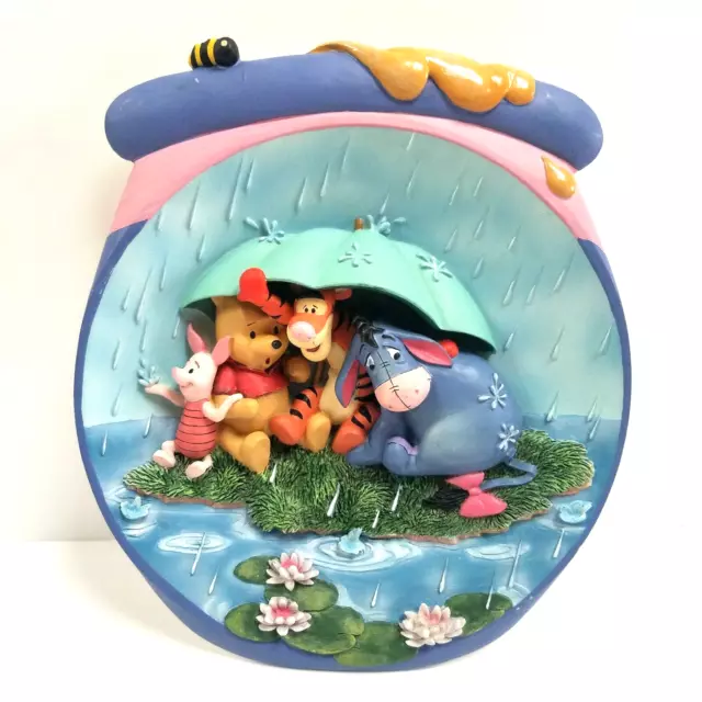 Bradford Exchange Winnie The Pooh Plate Its Just a Small Piece of Weather #B8024