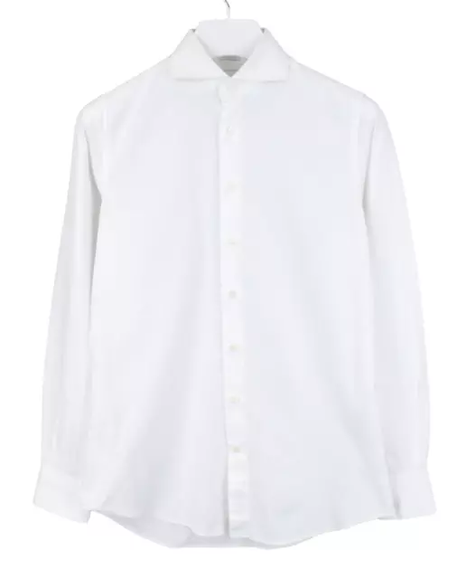 SUITSUPPLY Egyptian Cotton Extra Slim Fit Formal Shirt Men's 39 / 15 1/2 White