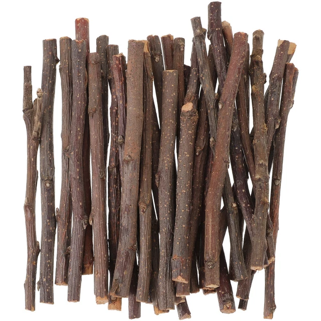 40 piezas barras de madera, ramas hágalo usted mismo, ramas decorativas, barras de madera, barras de manualidades