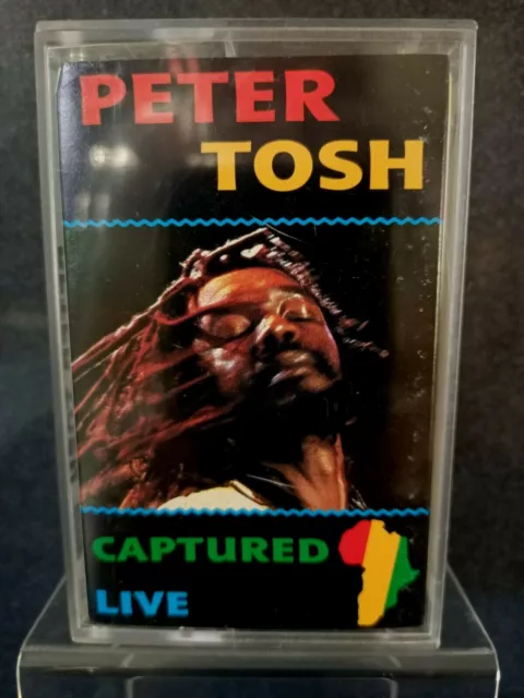 Peter Tosh - Captured Live - Audio Tape Cassette - Reggae - Free Postage