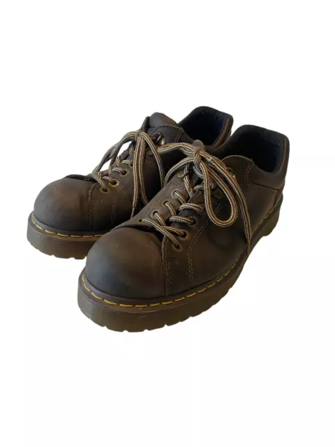 DR. MARTENS DOC Airwair Mens Size 11M Brown Classic Chunky Oxford Shoes ...