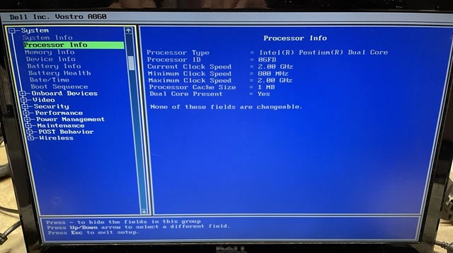 Dell Vostro A860 15.6" WXGA  LCD Screen Complete Assembly