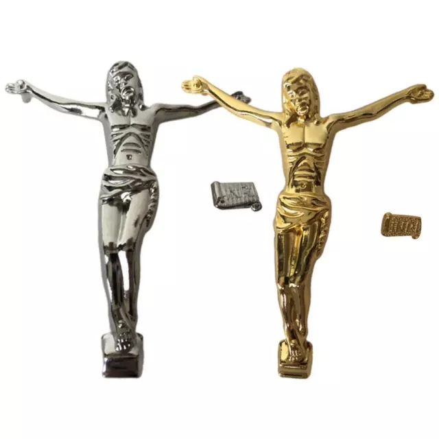 Zinklegierung Jesus Figur Statue Wand Kreuz Zubehör Geschenk Bürodekoration