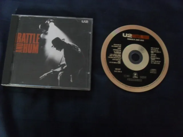 U2-Rattle And Hum- Rare Gold Ring Cd- 1988- Very Good Condition- 17 Tracks.