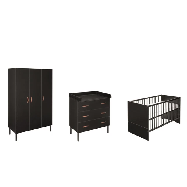 Schardt Kinderzimmer Set MELODY BLACK 4-teilig TOP