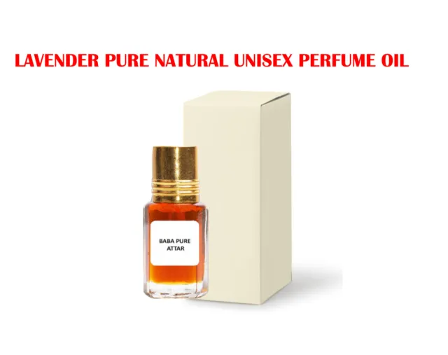Lavender Pure Natural Unisex Perfume Oil Attar Pure Organic From India