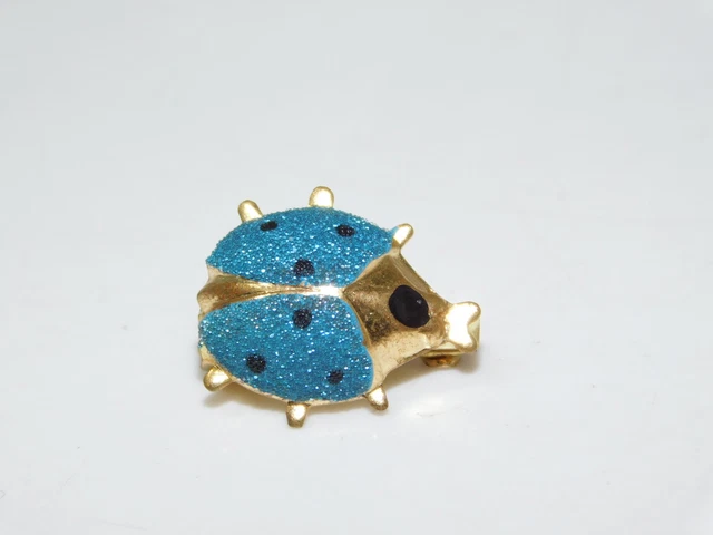 Broche Abeille En Argent 925/1000° Avec Zirconium - Jolie Pièce Vintage - Très Bon état